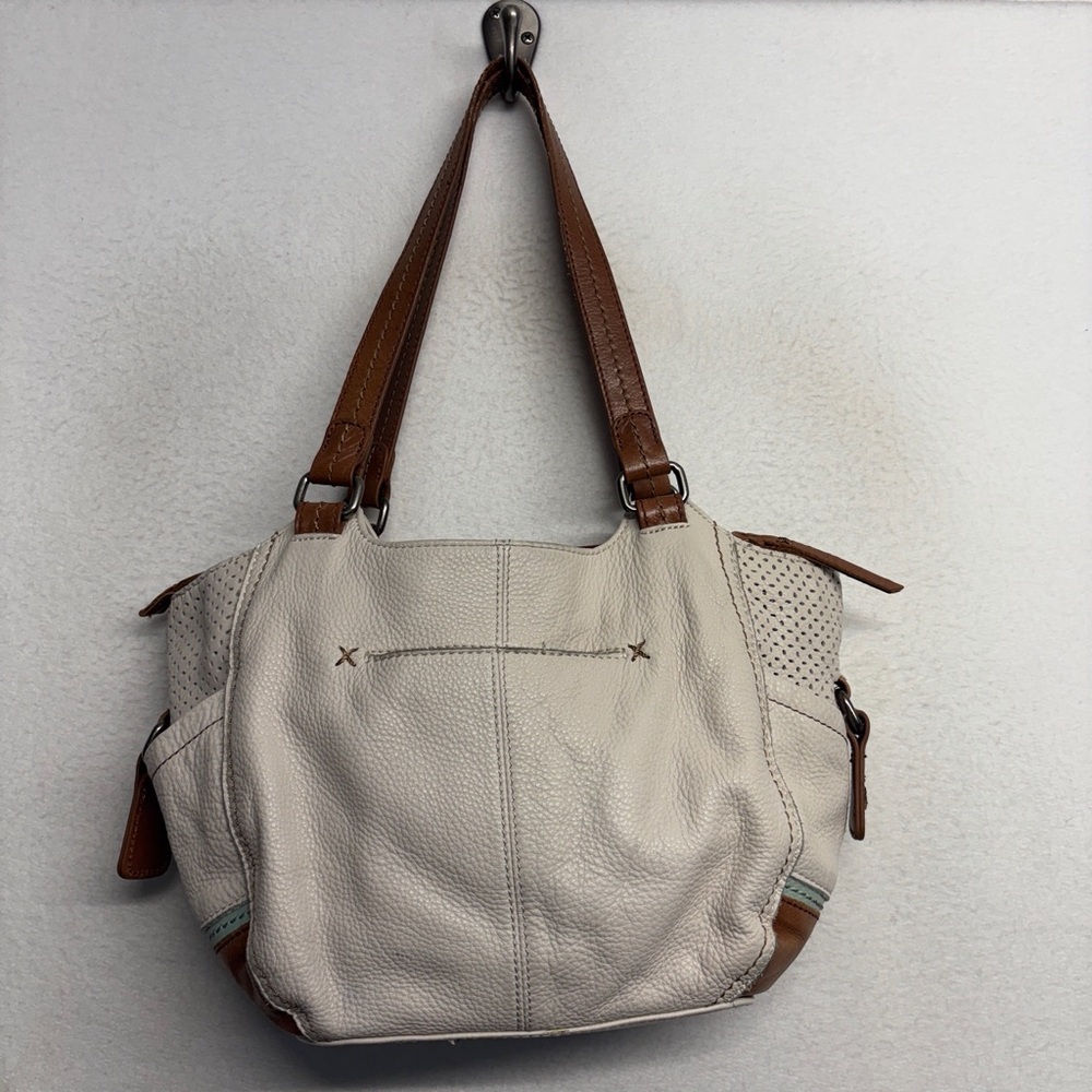 The Sak Cream Purse Leather Handbag - Picture 4 of 16